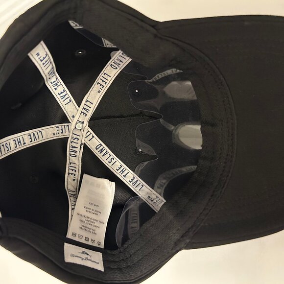 Tommy Bahama Golf Hat, Black, Adjustable, Polyester, NWT - Picture 3 of 6